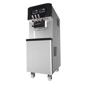 Touch screen commercial ice cream machine