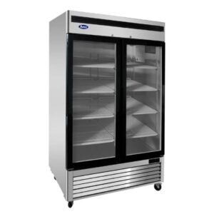 Atosa Freezer Merchandiser, 2 Section, Bottom Mount - MCF8703ES