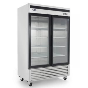 Atosa Two-Door Glass Door Merchandiser Cooler - MCF8707GR