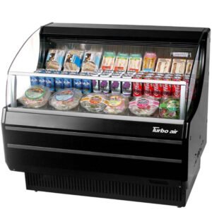 Turbo Air Open Display Refrigerated Merchandiser - TOM-40SW(B)-N