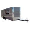 8.5 x 18 dove grey trailer with neutral modern finish