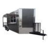 8.5 x 22 Charcoal Grey Trailer with 5-foot commercial grease hood