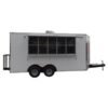 8.5 x 16 white catering trailer with oversized 10-foot window