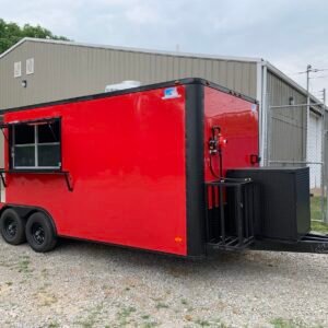 8.5×20 Equipped BBQ Trailer