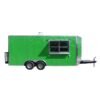 8.5 x 18 lime green trailer with vibrant exterior