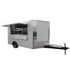 8.5 x 12 white catering trailer with balanced layout