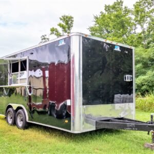 8.5×18 Equipped Trailer w/ Pizza Oven