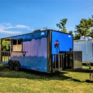 8.5×20 Blackout BBQ Trailer