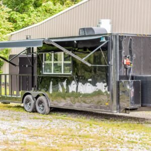 8.5×24 BBQ Trailer with Beck Built Smoker