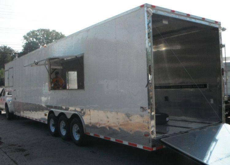 Concession Trailer 8.5’x40′ Vending Catering Event Food (White) — photo 2