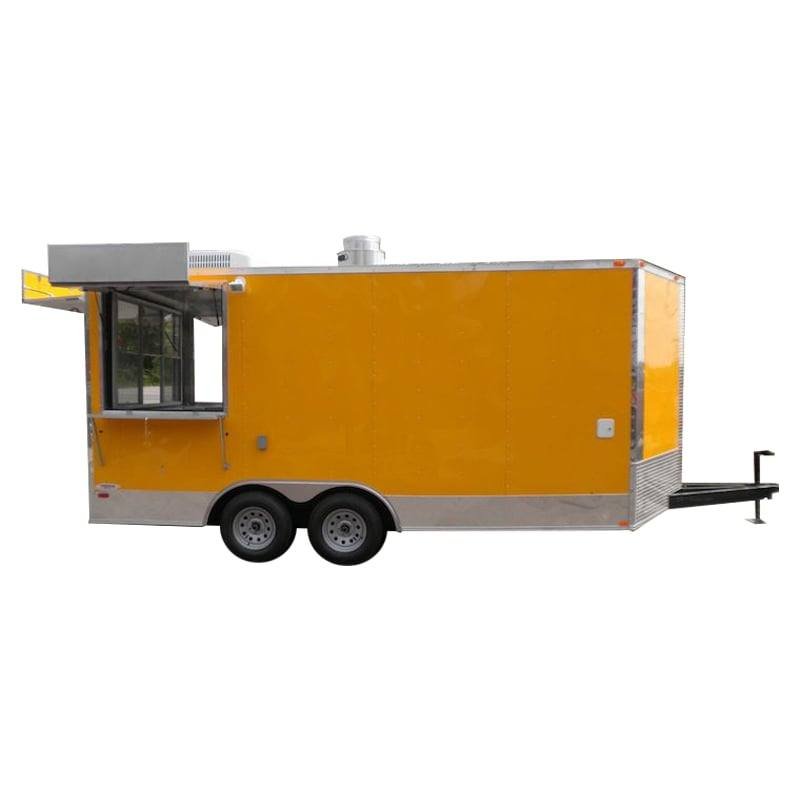 Concession Trailer 8.5’x17′ Yellow – Catering Food Event Vending