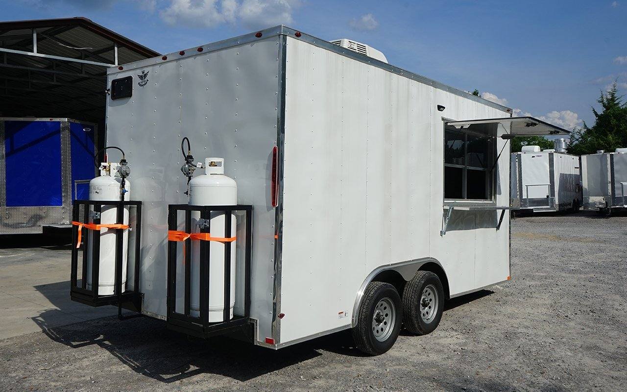Concession Trailer 8.5′ X 16′ White Food Event Catering — photo 3