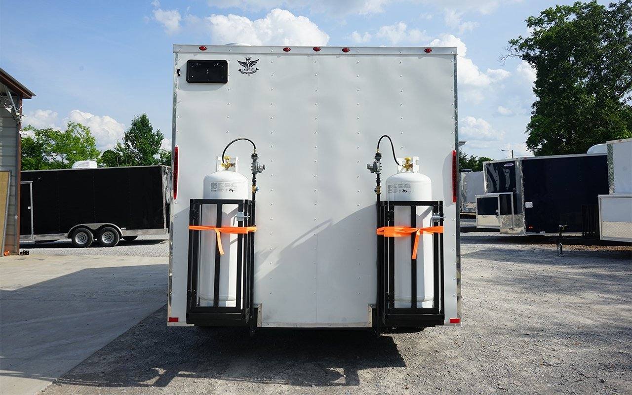 Concession Trailer 8.5′ X 16′ White Food Event Catering — photo 4
