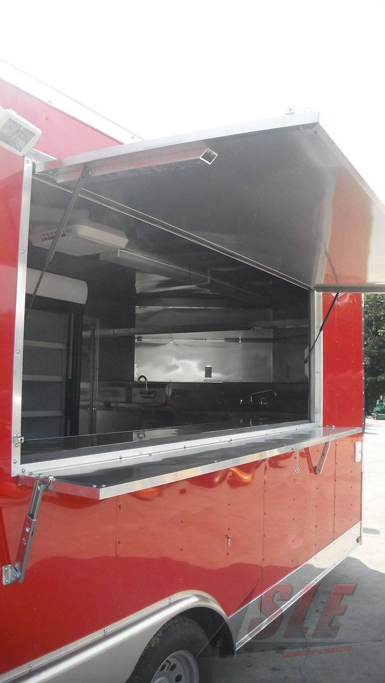 Concession Trailer 8.5′ x 18′ Red – Event Ice Cream Smoothie Catering — photo 11
