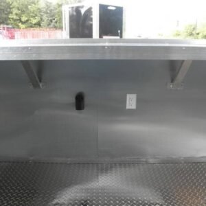8.5 x 12 Red Vending Trailer with three marquee serving windows - view 12