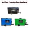 8.5 x 12 Blackout Trailer compact concession unit with service window