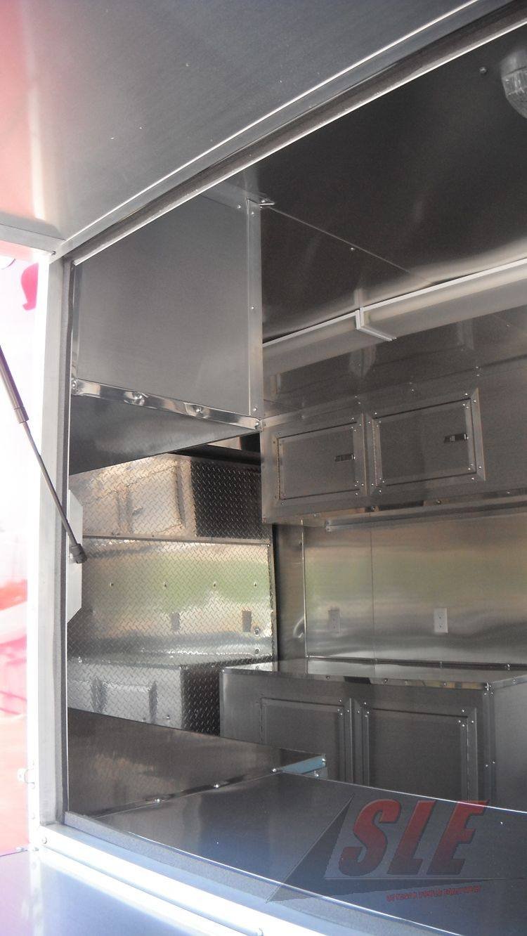 Concession Trailer 8.5′ x 18′ Red – Event Ice Cream Smoothie Catering — photo 13