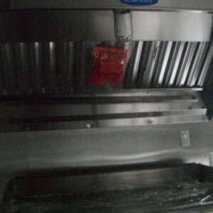 8.5 x 12 White BBQ Trailer with 5-foot commercial grease hood - view 10