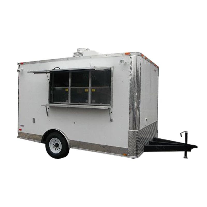 Concession Trailer 8.5’x12′ White – Event Food Vending Catering