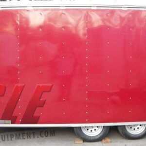 8.5 x 16 Brandywine Trailer with steel floor and three-sided flip-up doors - view 13