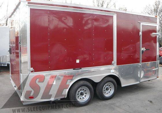 Concession Trailer 8.5’x16′ Red – Pizza Event Food BBQ Catering — photo 3