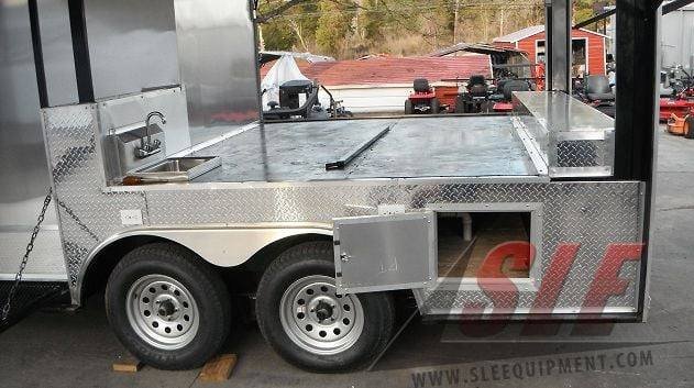 Concession Trailer 8.5’x16′ Red – Pizza Event Food BBQ Catering — photo 5