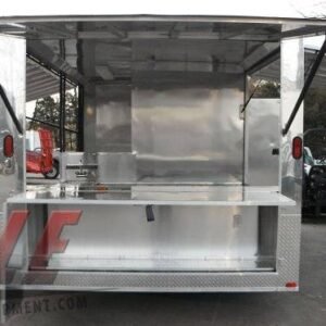 8.5 x 16 Brandywine Trailer with steel floor and three-sided flip-up doors - view 10