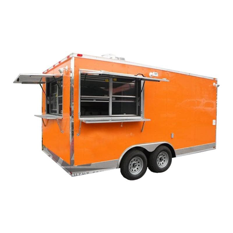 Concession Trailer 8.5’x16′ Orange – Food Event Catering Vending