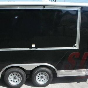 8.5 x 12 Restroom Trailer with private toilet and sink - view 14