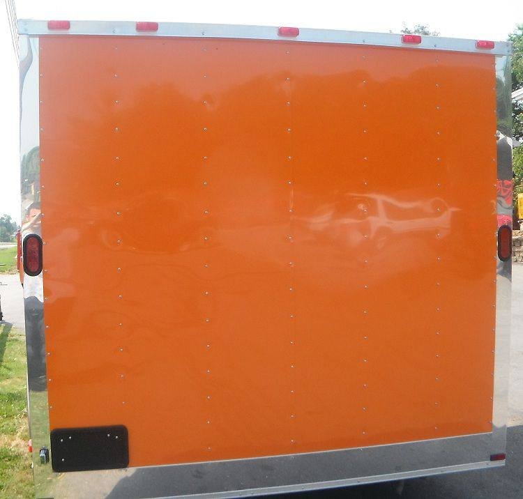 Concession Trailer 8.5’x12′ Orange – Smoothie Vending Food Catering — photo 5