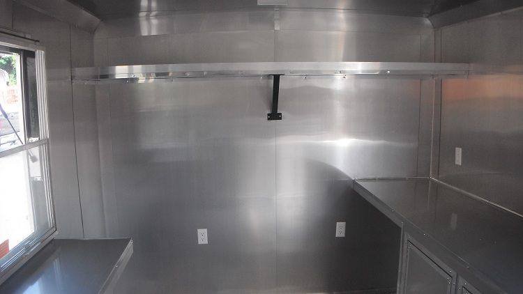 Concession Trailer 8.5’x12′ Orange – Smoothie Vending Food Catering — photo 6