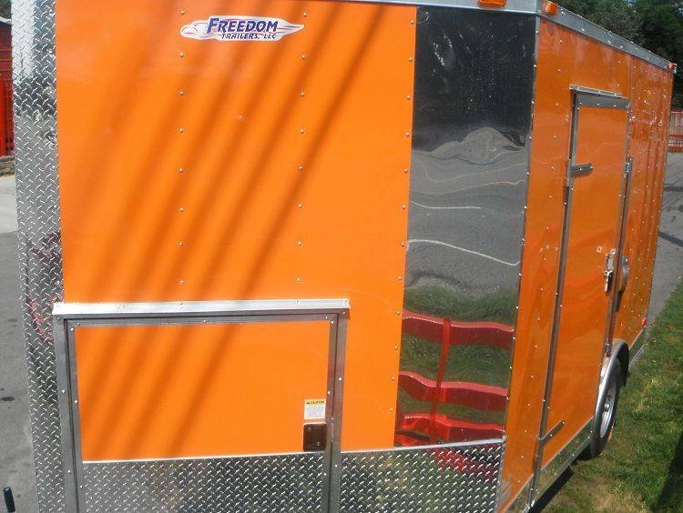 Concession Trailer 8.5’x12′ Orange – Smoothie Vending Food Catering — photo 7