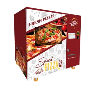 Used pizza vending machine for universities, PA-C6-A automated kiosk