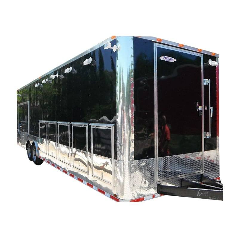 Concession Trailer 8.5’x30′ Vending Food Event Catering (Black)
