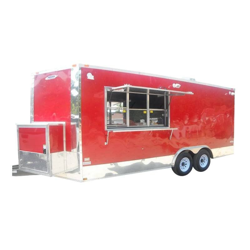 Concession Trailer 8.5’x19′ Red – Catering Food Vending Event