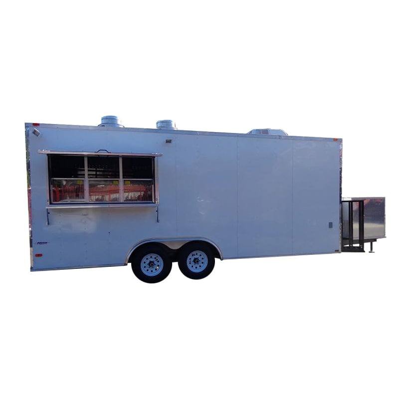 Concession Trailer 8.5’x20′ White – Catering Food Vending Event