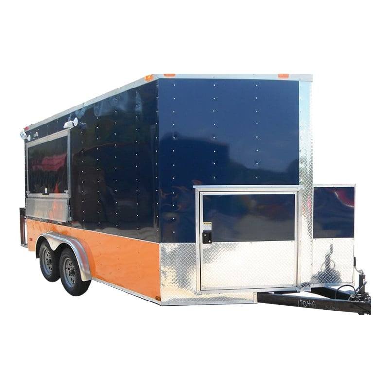 Concession Trailer 7’x13′ Blue – Catering Vending Event Food