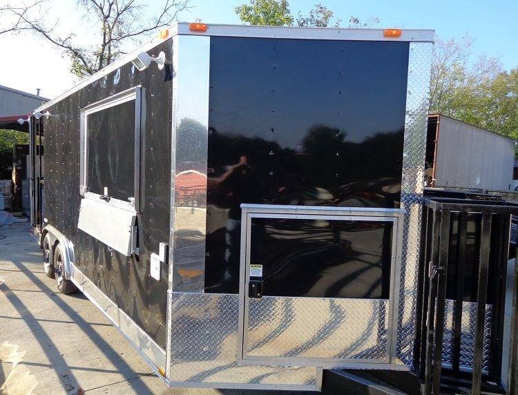 Concession Trailer 8.5’x20′ BBQ Smoker Food Event Catering (Black) — photo 12