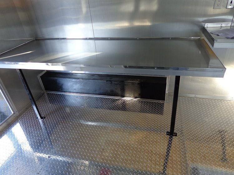 Concession Trailer 8.5’x20′ BBQ Smoker Food Event Catering (Black) — photo 13