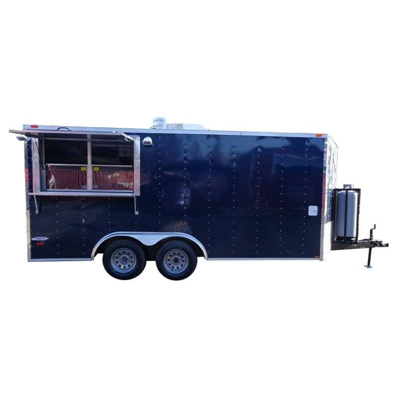 Concession Trailer 8.5’x16′ Indigo Blue – Catering Event Vending Food