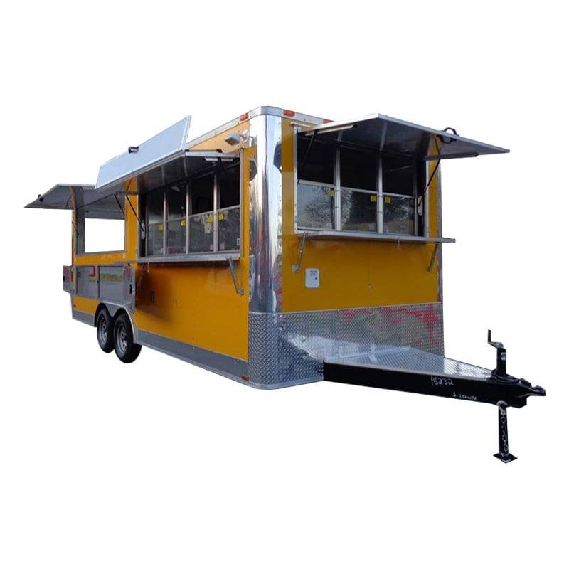 Concession Trailer 8.5’x20′ Yellow – Event Catering Vending Food