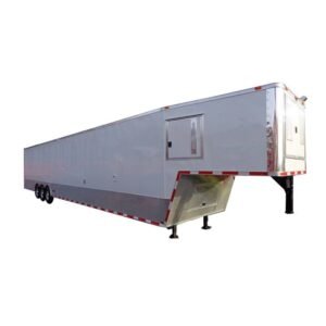 Concession Trailer 8.5'x48' With Appliances - Gooseneck (White)