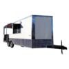 8.5 x 20 White Event Trailer with 10-foot covered porch