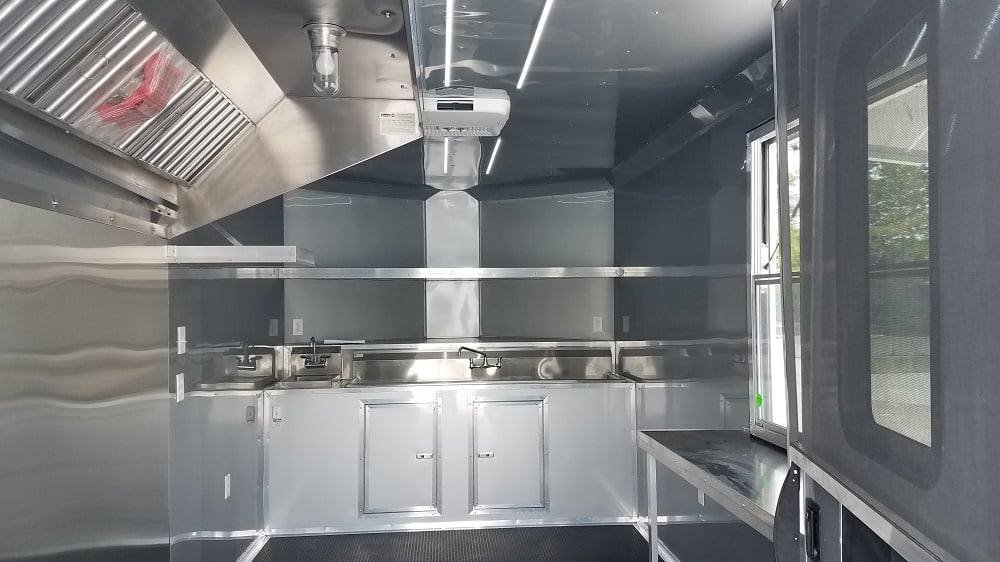 8.5′ x 19′ Cobalt Blue Food Concession Trailer — photo 12