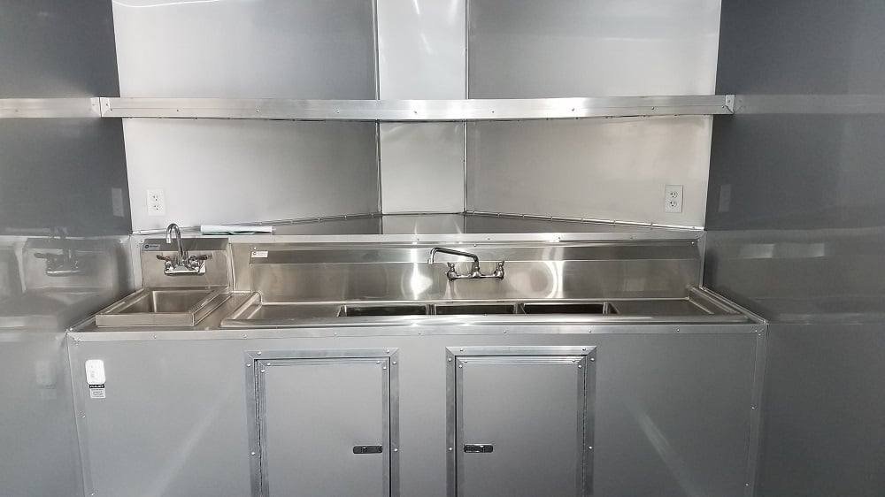 8.5′ x 19′ Cobalt Blue Food Concession Trailer — photo 7