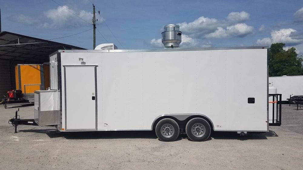 8.5′ x 20′ White Concession Food Trailer with Appliances — photo 10