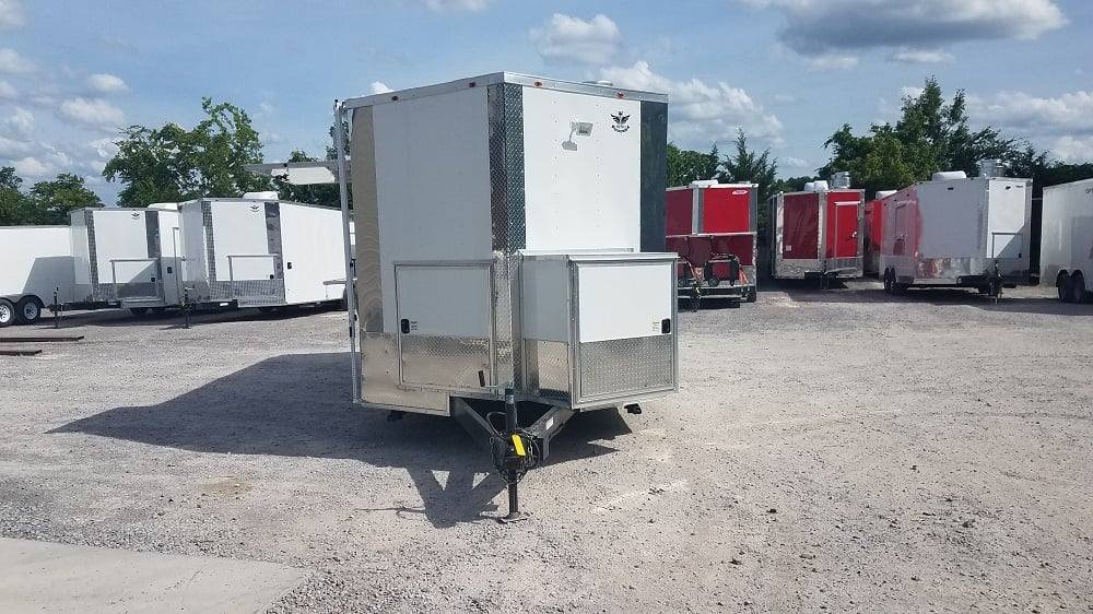 8.5′ x 20′ White Concession Food Trailer with Appliances — photo 3