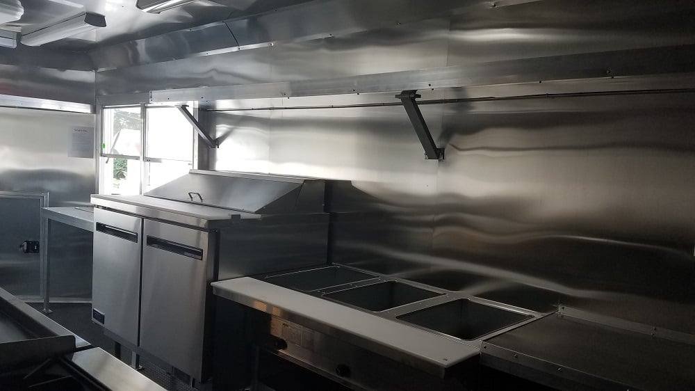 8.5′ x 20′ White Concession Food Trailer with Appliances — photo 6