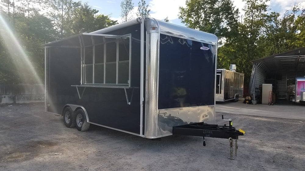 8.5′ x 20′ Indigo Blue Concession Food Trailer — photo 14