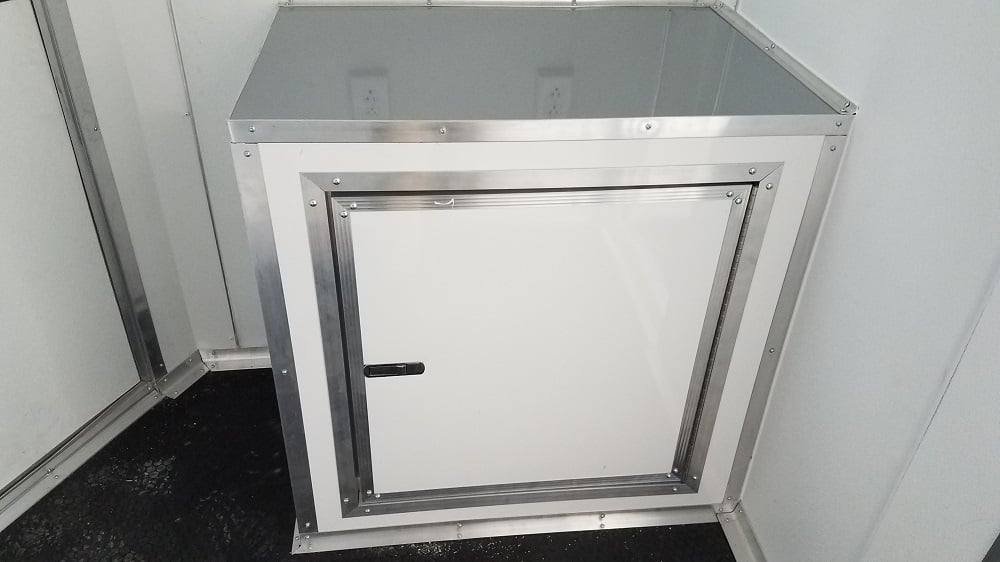 7′ x 16′ Arizona Beige Enclosed Custom Concession Trailer — photo 4